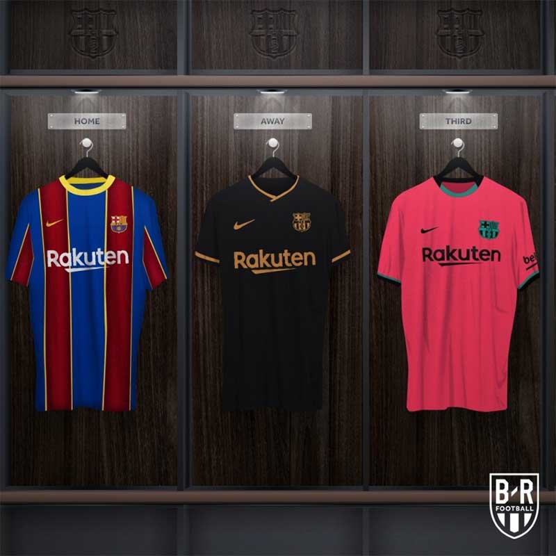 Bộ ba áo đá bóng đẹp nhất hiện nay của Barcelona