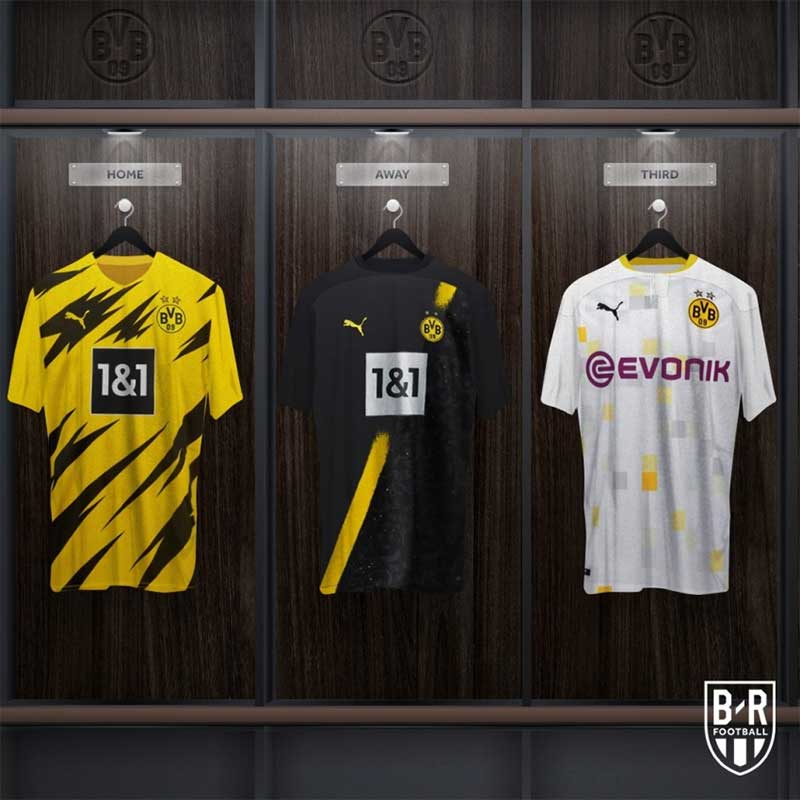 Bộ ba áo đá bóng đẹp nhất hiện nay của Borussia Dortmund