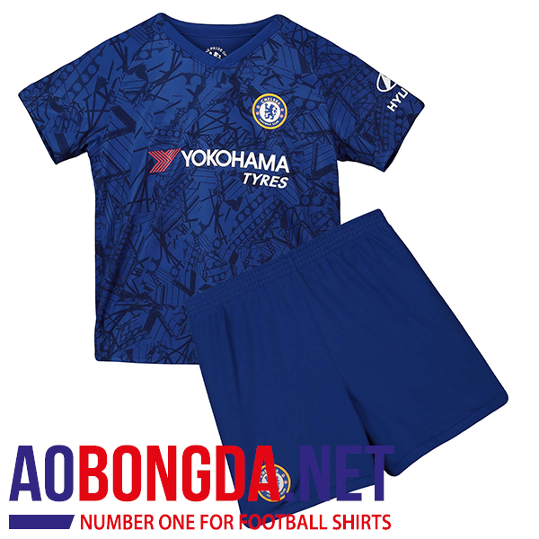 Bộ Quần Áo bóng đá trẻ em clb Chelsea xanh sân nhà 2019-2020