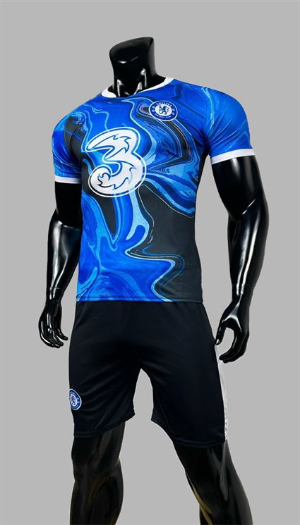 Áo Bóng Đá Chelsea Bích Loang Sân Khách Ngắn Tay Mùa Giải 2022-2023