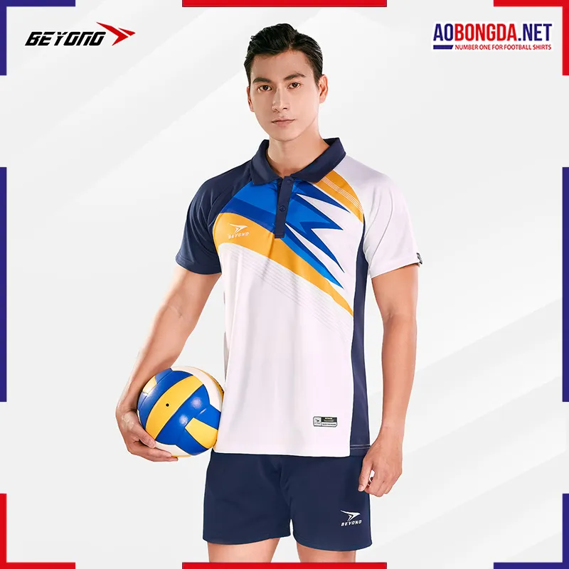 [SALE] Bộ Bóng Chuyền Beyono Lead 2 Nam Xanh Trắng