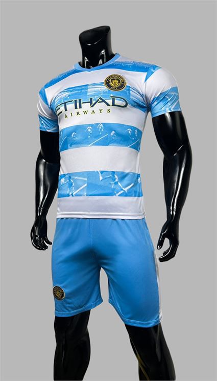 Áo Bóng Đá Manchester City Trắng Biển Sân Khách 2022-2023