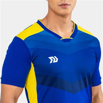 Áo bóng đá không logo Bulbal 6City Đà Nẵng xanh dương