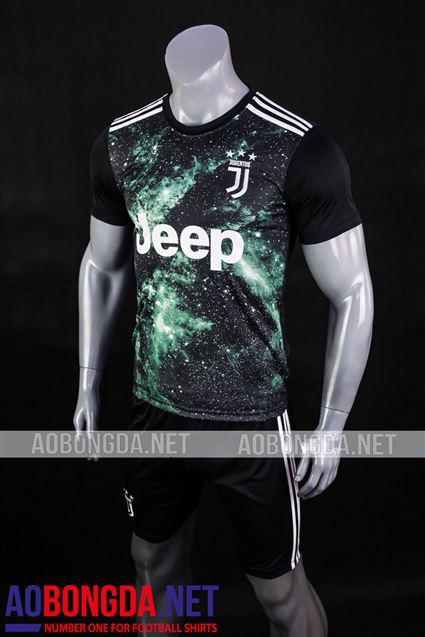 Áo Bóng Đá Juventus đen thiên hà 2020