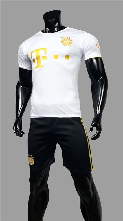 Áo Bóng Đá Bayern Munich Trắng Sân Khách Mùa Giải 2022-2023