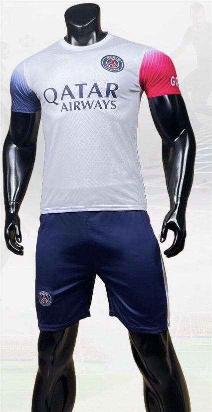 Áo Bóng Đá CLB PSG Trắng 2023-2024