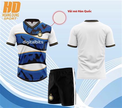 Áo Bóng Đá CLB Inter Milan Xanh Kẻ Trắng 2023-2024