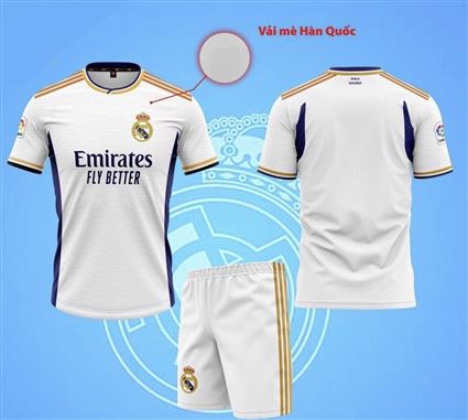 Áo Bóng Đá Real Madrid Trắng Sân Nhà 2023-2024