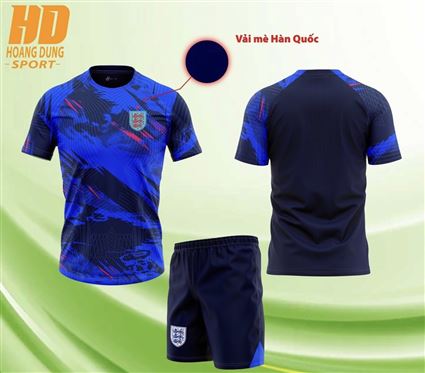 Áo Bóng Đá Đội Tuyển Anh Xanh Đen 2023-2024