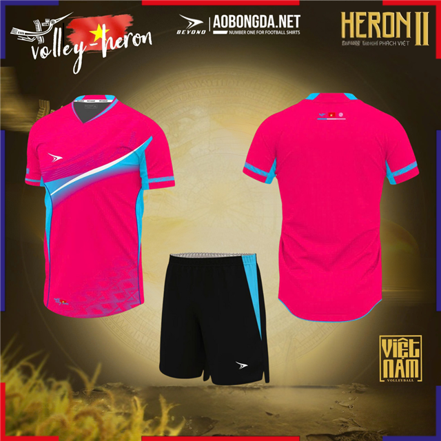 Bộ Bóng Chuyền Beyono Heron II Nam Hồng