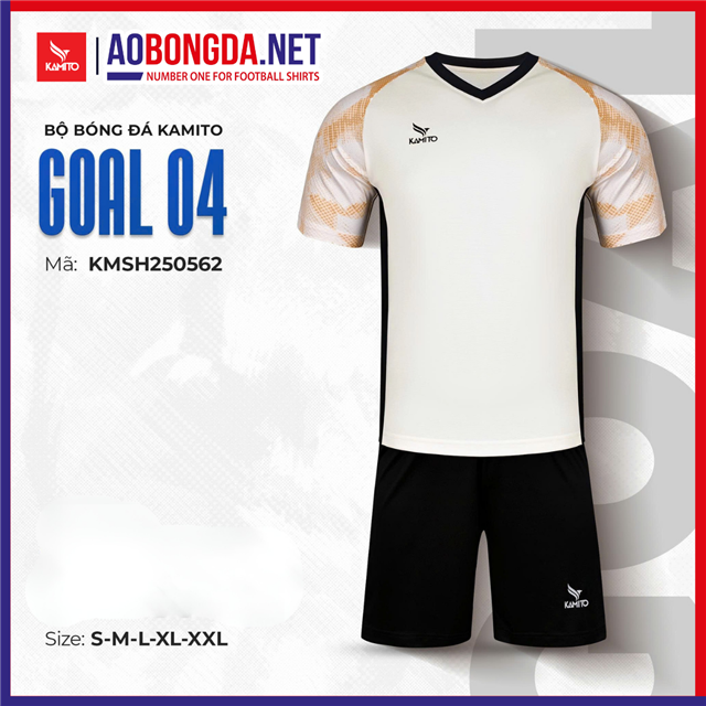 Áo Bóng Đá Không Logo Kamito Goal 04 Be
