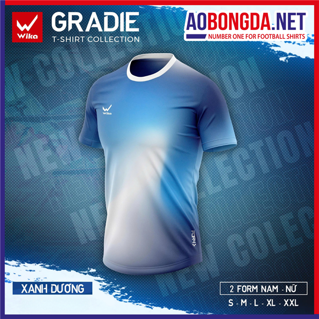  Áo Thể Thao Wika Gradie Xanh Đậm