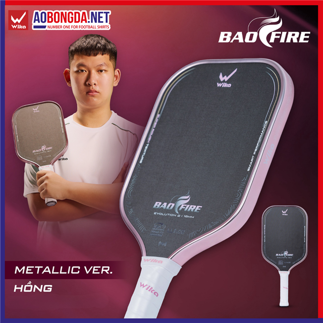 Vợt Pickleball Wika BaoFire 2 Hồng