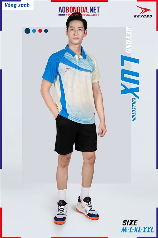 Áo Bóng Chuyền Beyono Lux Vàng Xanh Nam 