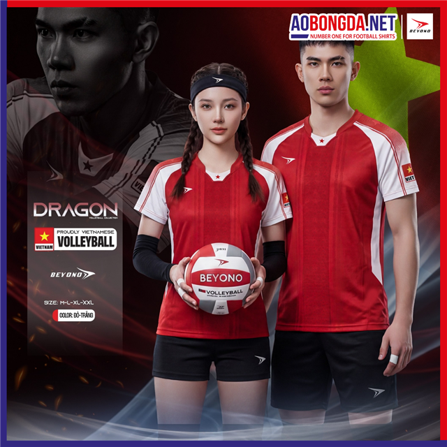 Bộ Bóng Chuyền Beyono Dragon Đỏ