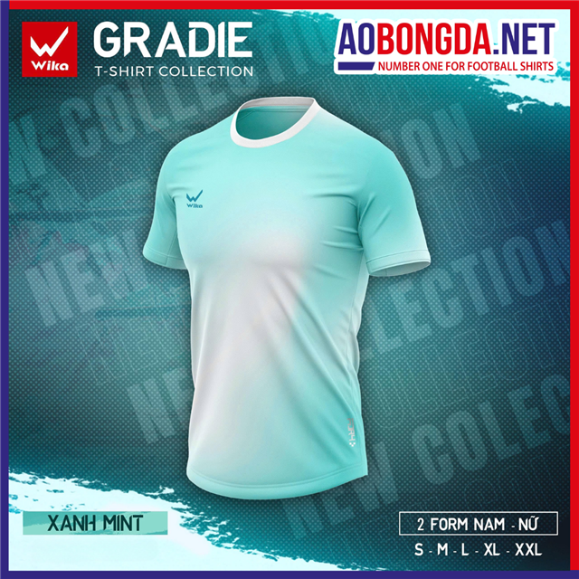  Áo Thể Thao Wika Gradie Xanh Mint