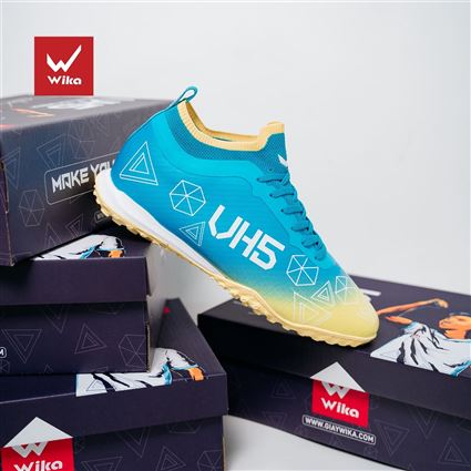 Giầy Bóng Đá Wika VH5 Xanh Dương 3