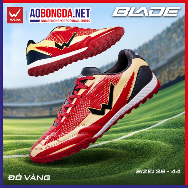 Giày Bóng Đá Wika Blade Đỏ Vàng