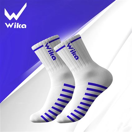 Tất Thể Thao Dệt Kim Wika xanh