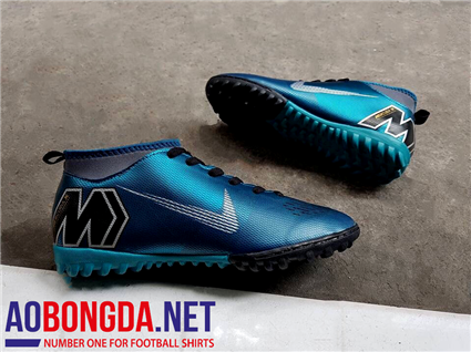 Giầy Bóng Đá Mer-X xanh lục cao cổ