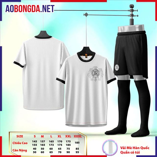 Áo Bóng Đá Đội Tuyển Đức Trắng 2025-2026