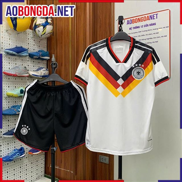 Áo Bóng Đá Đội Tuyển Đức Trắng World Cup 2026–2027
