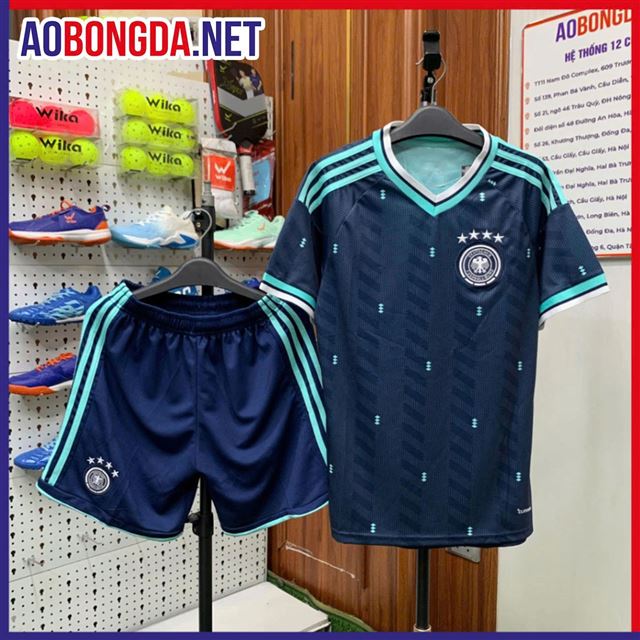 Áo Bóng Đá Đội Tuyển Đức Xanh Đen World Cup 2026–2027