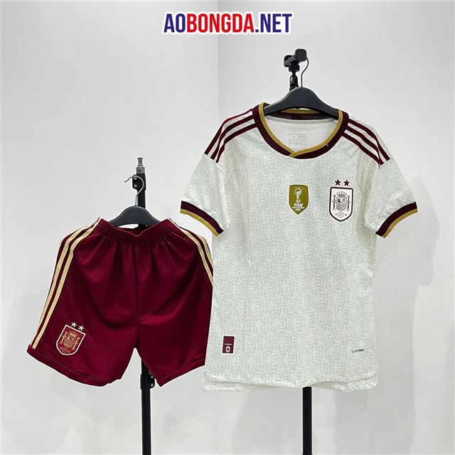Áo Bóng Đá Đội Tuyển Tây Ban Nha Kem World Cup 2026–2027