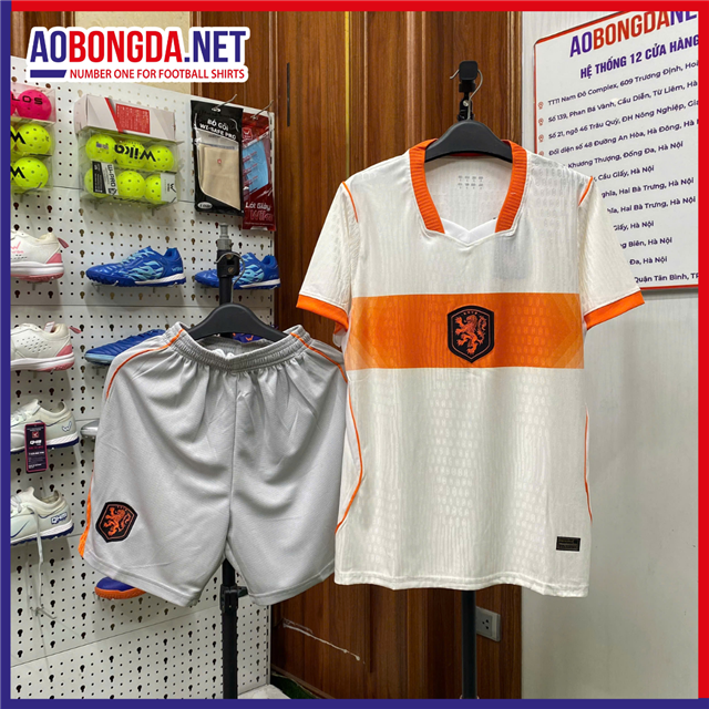 Áo Bóng Đá Đội Tuyển Hà Lan Trắng World Cup 2026