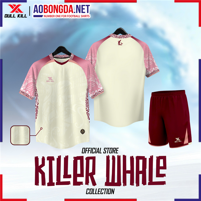  Áo Bóng Đá Không Logo Dullkill Whale Kem