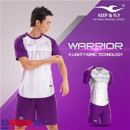 Áo Không Logo Keep & Fly Warrior X Tuấn Anh trắng