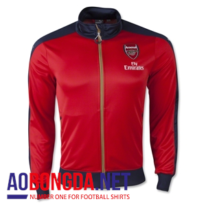 Áo khoác bóng đá câu lạc bộ Arsenal đỏ