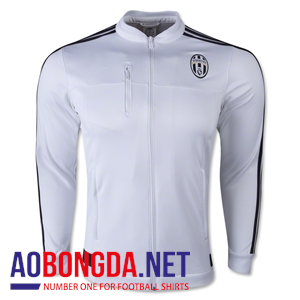 Áo khoác bóng đá Real Madrid trắng 2016