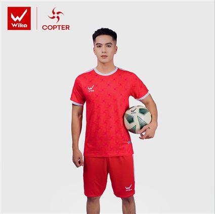 Áo bóng đá Wika Copter Đỏ 3