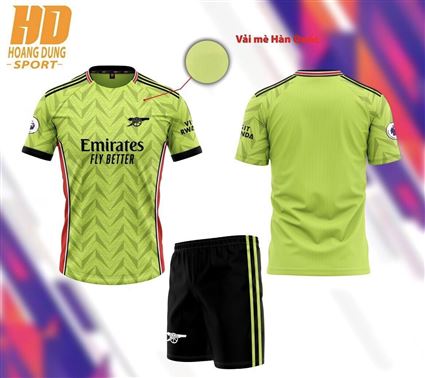 Áo Bóng Đá CLB Arsenal Xanh Chuối 2023-2024