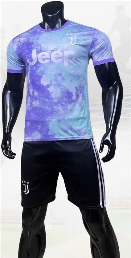 Áo Bóng Đá Juventus Xanh Ngọc Tím 2023-2024