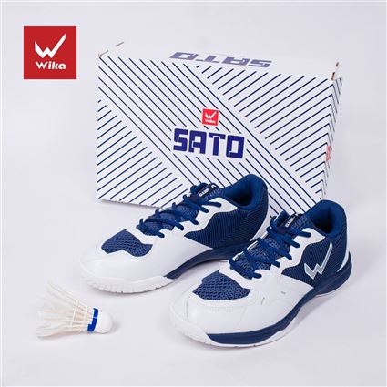 Giày Thể Thao Wika Sato Trắng Xanh 1