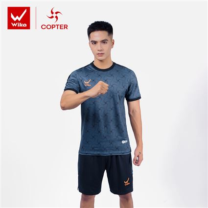 Áo bóng đá Wika Copter Đen