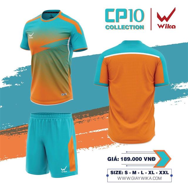 [FREESHIP] Áo Bóng Đá Wika Công Phượng CP10 Collection Cam