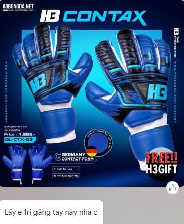 Găng tay H3 Contax Xanh dương