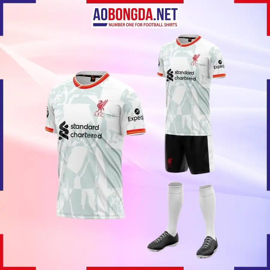 Áo Bóng Đá Câu Lạc Bộ Liverpool Trắng 2024-2025