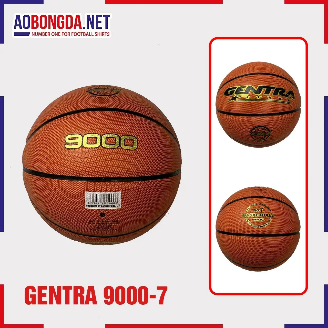 Quả Bóng Rổ Bách Hiền số 7 PU Gentra 9000