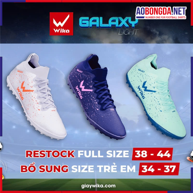 Giày Bóng Đá Trẻ Em Wika Galaxy Light