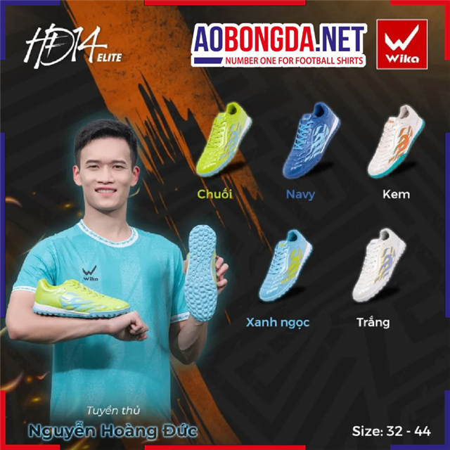 Giày Bóng Đá Trẻ Em Wika HĐ14 Elite