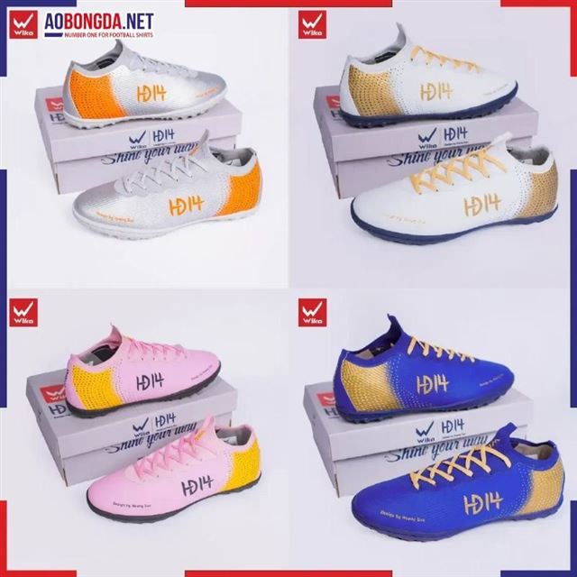 [FREESHIP] Giày Bóng Đá Trẻ Em Wika Hoàng Đức HĐ14