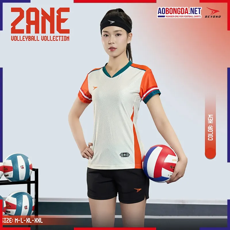 Bộ Bóng Chuyền Beyono Zane Nữ Kem