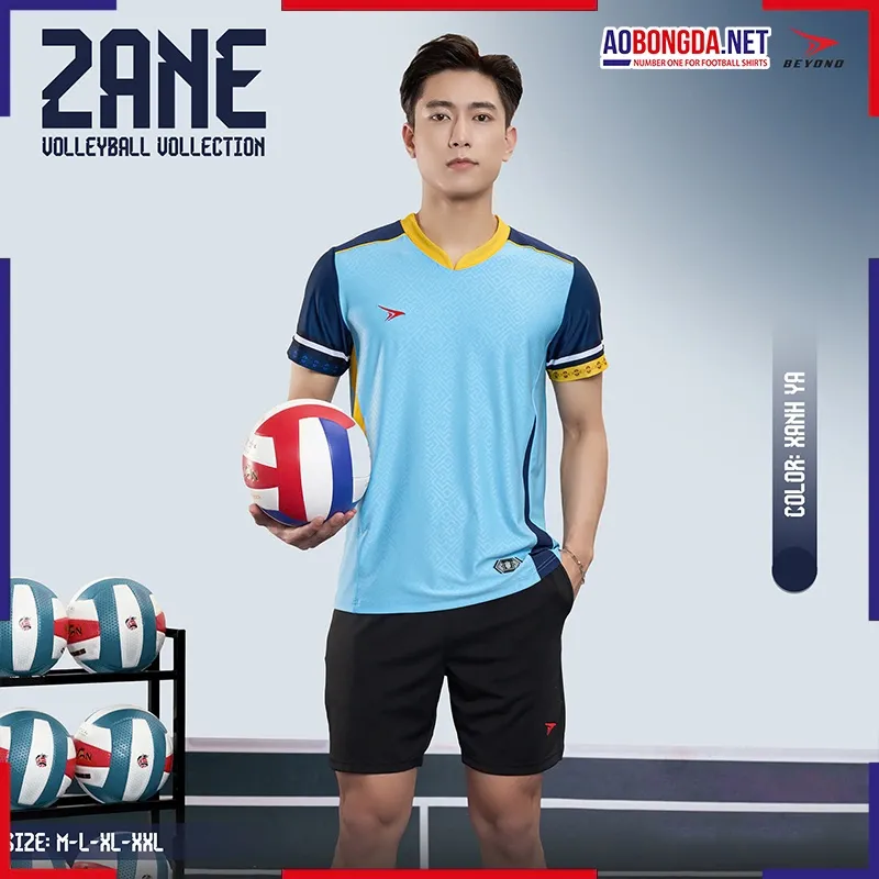 Bộ Bóng Chuyền Beyono Zane Nam Xanh Ya