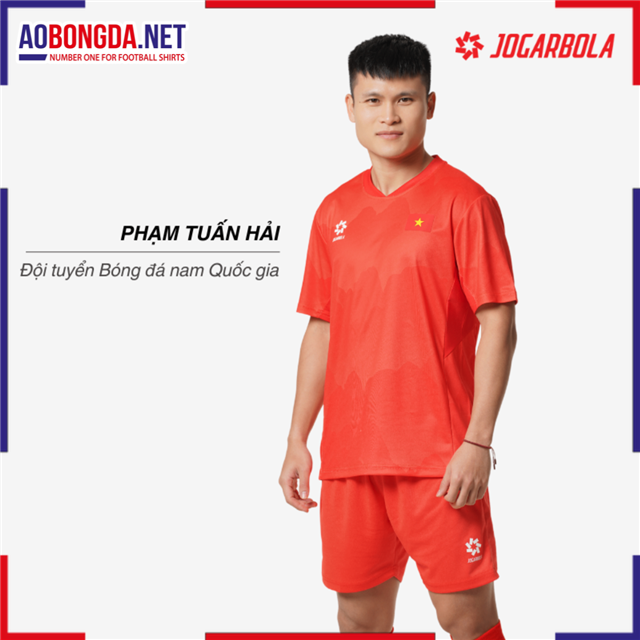 Bộ Quần Áo Tập Luyện Đội Tuyển Việt Nam Jogarbola Đỏ