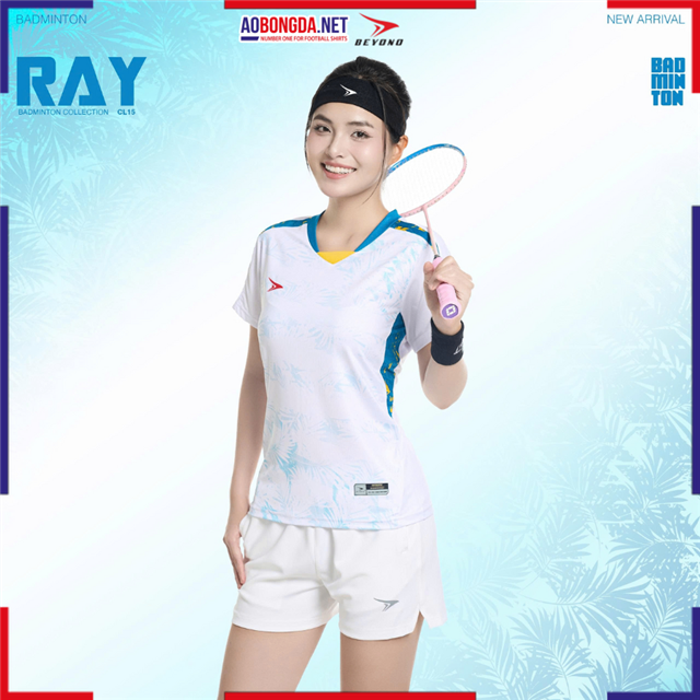 Áo Cầu Lông Beyono Ray CL15 Nữ Trắng