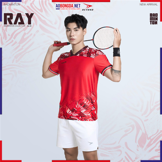 Áo Cầu Lông Beyono Ray CL18 Nam Đỏ
